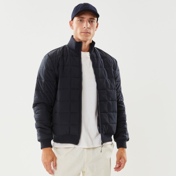 RAINS Liner High Neck Jacket Black NWT - Picture 2 of 16